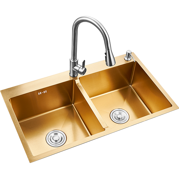 The Midas Touch: Add a Luxurious Gold Sink to Your Kitchen.